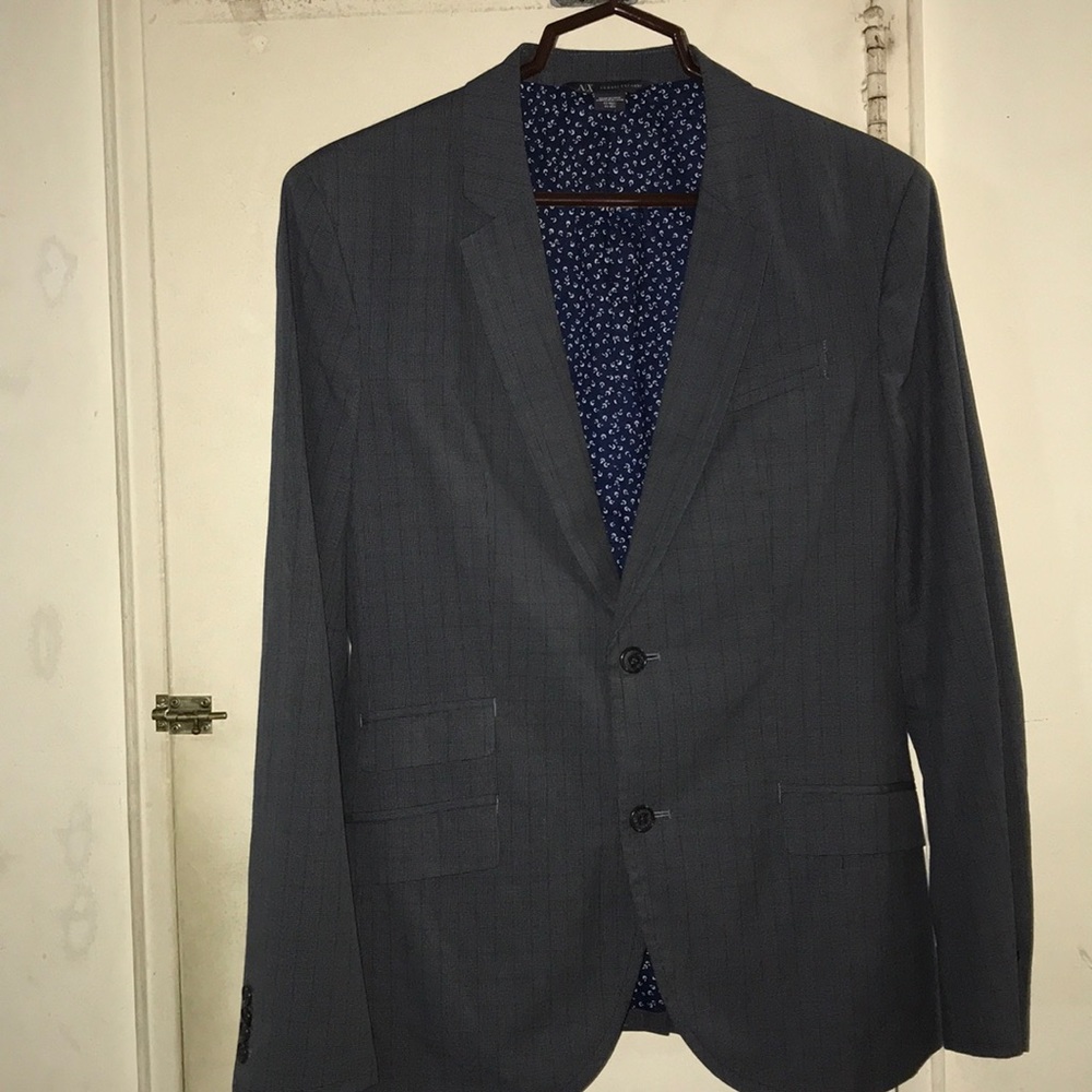 Armani Exchange men’s grey blazer